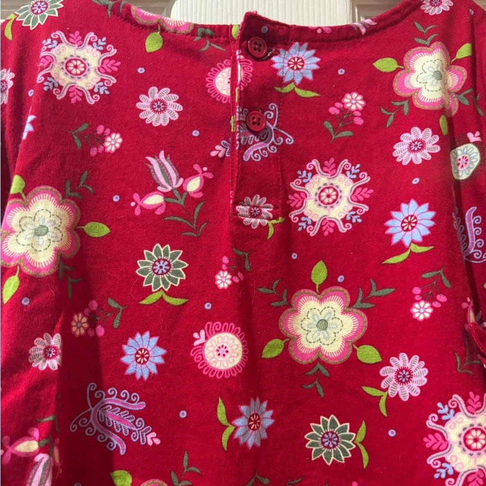 Hanna Andersson Red Floral Dress - Picture 5 of 6